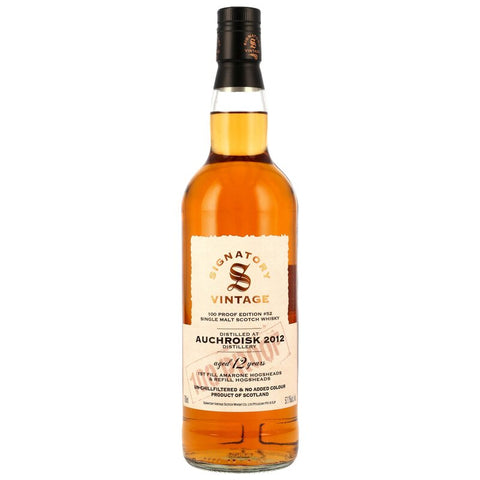 Auchroisk 2012/2025 - 12 y.o. - Signatory 100 PROOF Edition #52