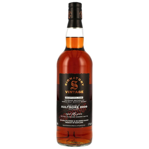 Aultmore 2009/2025 - 16 y.o. - 1st Fill Oloroso Sherry Butts- Signatory 100 PROOF Exceptional Cask Edition #14 - Auktion