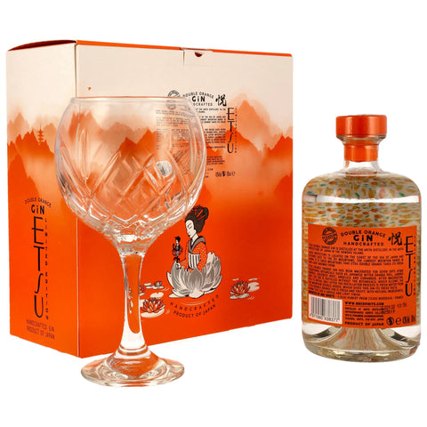 Etsu Double Orange Japanese Gin in Glas-GP