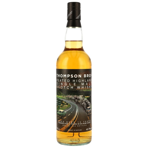 Highland Single Malt Whisky 12 y.o. (Peated) - Rum Casks Finish - Thompson Bros.