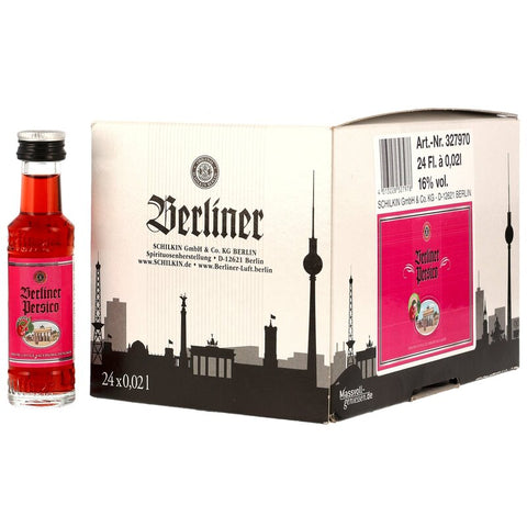 Berliner Luft PersicoSauerkirschenlikör (Vegan) Mini VPE 24x0,02