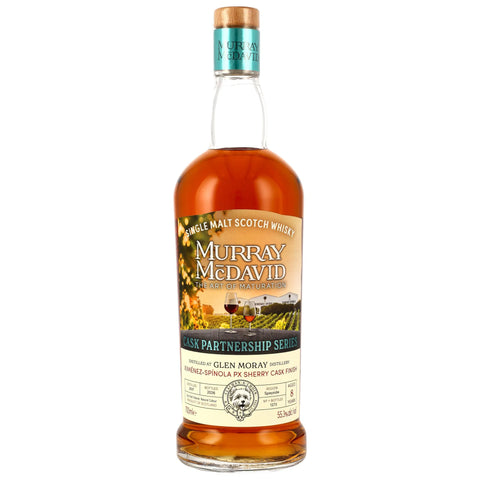 Glen Moray 2017/2026 - 8 y.o.- PX Sherry Cask Finish - Cask Partnership Series Murray McDavid