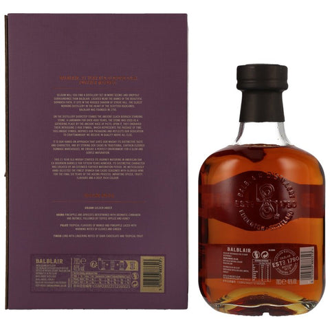 Balblair 21 ans - Fût Oloroso