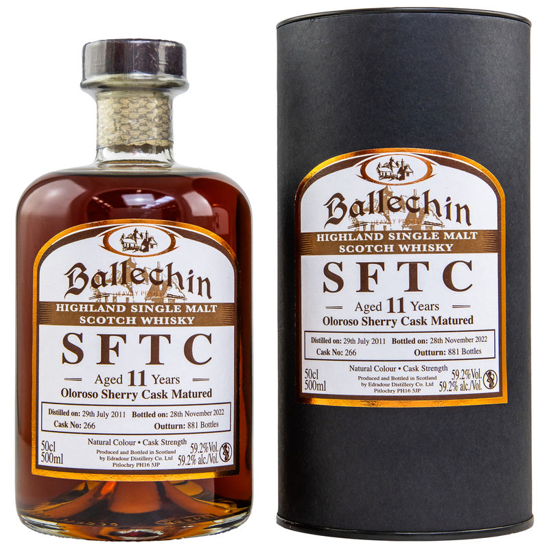 Ballechin 2011/2022 - 11 y.o. - Straight from the Cask Oloroso Sherry Cask