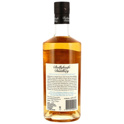 Ballykeefe 2018/2024 - 6 y.o. - Single Malt Whiskey - Ex-Bourbon Cask #156