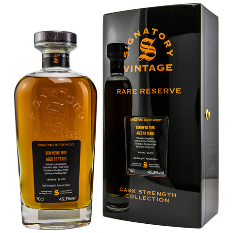 Ben Nevis 1966 Rare Reserve 55 ans - Signataire #2456+2457+2458