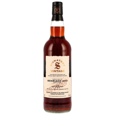 Benriach 2014/2025 - 10  y.o. - Signatory 100 PROOF Edition #47