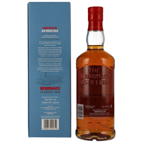 Contrastes Benromach : Chêne séché à l'air libre - 2012/2023