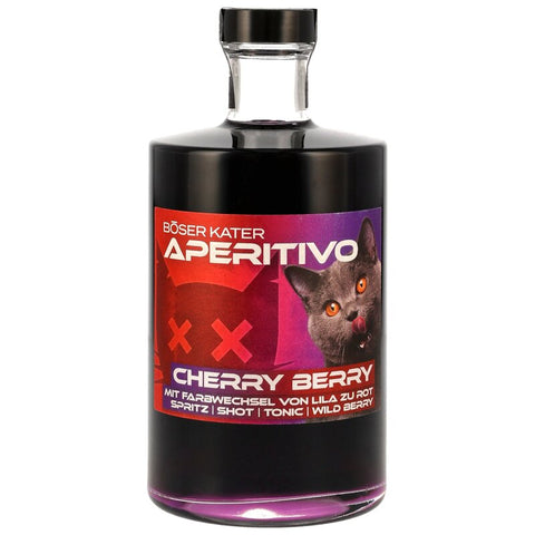Böser Kater Aperitivo - Cherry Berry Likör (mit Farbwechsel)