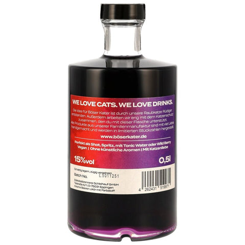 Böser Kater Aperitivo - Cherry Berry Likör (mit Farbwechsel)