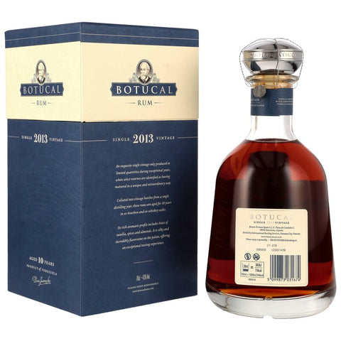 Botucal 2013 - 10 y.0. - Single Vintage Rum Bourbon/Whiskey Casks