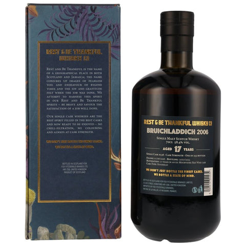 Bruichladdich 17 yo - Single Cask #538 - Rest &amp; Be Thankful
