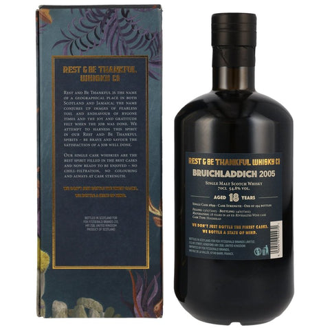 Bruichladdich 2005/2023 - 18 yo - Single Cask #899 - Rest &amp; Be Thankful