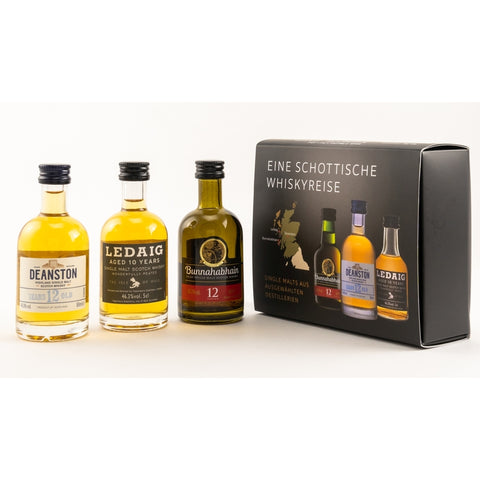 Bunnahabhain 12 y.o., Deanston 12 y.o. , Ledaig 10 y.o. 3x0,05
