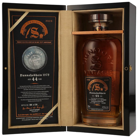 Bunnahabhain 1978/2023 - 44 y.o. #7638 - 35th Anniversary - Sig RR - Auktion