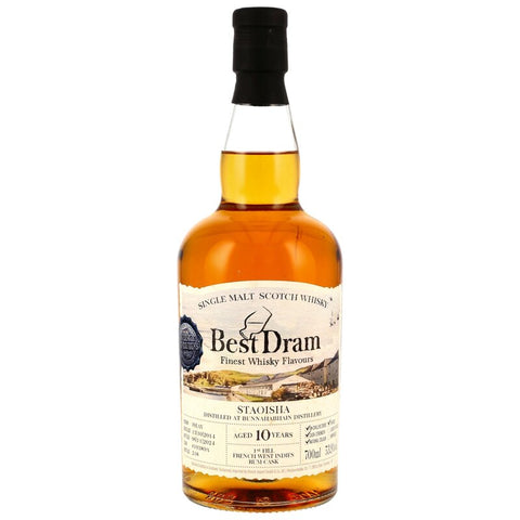 Bunnahabhain Staoisha 2014/2024 - 10 y.o. - 1st Fill French West Indies Rum Cask #10389A (Best Dram)
