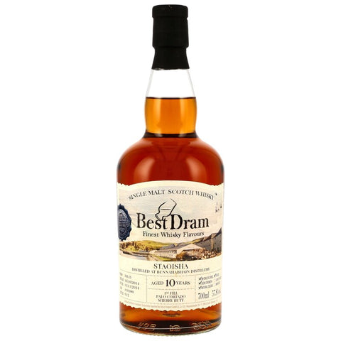 Bunnahabhain Staoisha 2014/2024 - 10 y.o. - 1st Fill Palo Cortado Butt  #10380 (Best Dram)