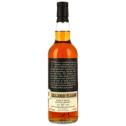 Cameronbridge 1998/2026 - 27 y.o. - Refill Marsala Hogshead Finish #358026 - James Eadie
