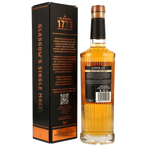 Glasgow 1770 - 2019/2026 - 6 y.o. - Triple Distilled White Port Cask Finish