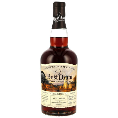 Callington Mill 2020/2025 - 5 y.o. - 1st Fill Amontillado Sherry Cask #FC214T (Best Dram)