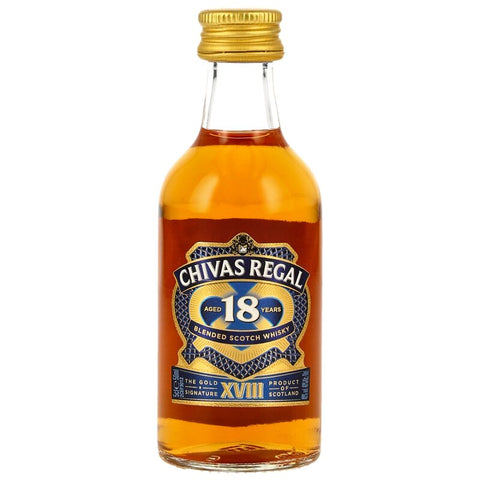 Chivas 18 y.o. Gold Signature - Mini - neues Design