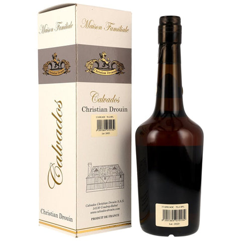 Christian Drouin 15 ans d'âge Calvados A.O.C - neue Ausstattung