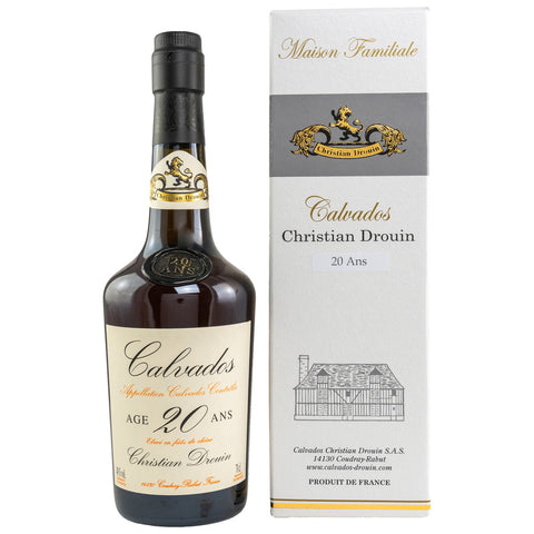 Christian Drouin 20 ans d'âge Calvados A.O.C