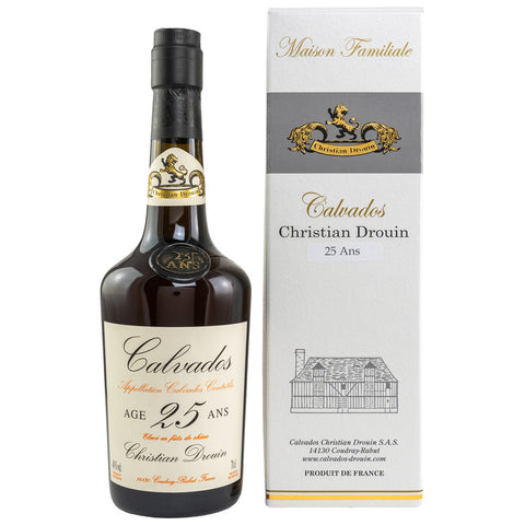 Christian Drouin 25 ans d'âge Calvados A.O.C