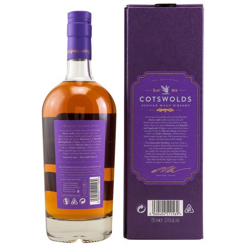 Whisky Single Malt Cotswolds Sherry Cask