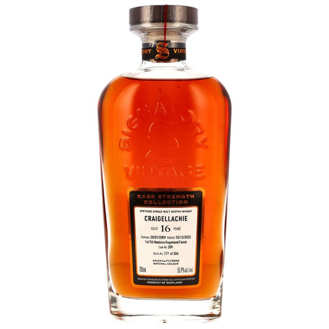 Craigellachie 2009/2025 - 16 y.o. - 1st Fill Madeira Hogshead Finish #209 - Sig CS ohne Tube
