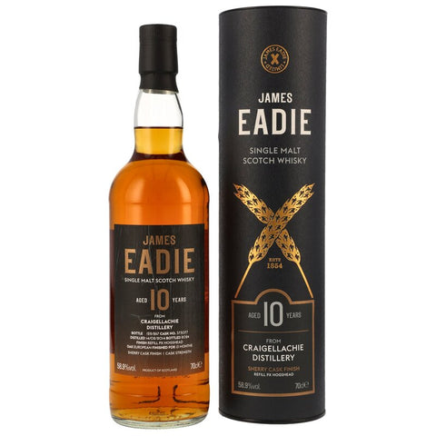 Craigellachie 2014/2024 - 10 yo - Refill PX Hogshead #373077 - James Eadie