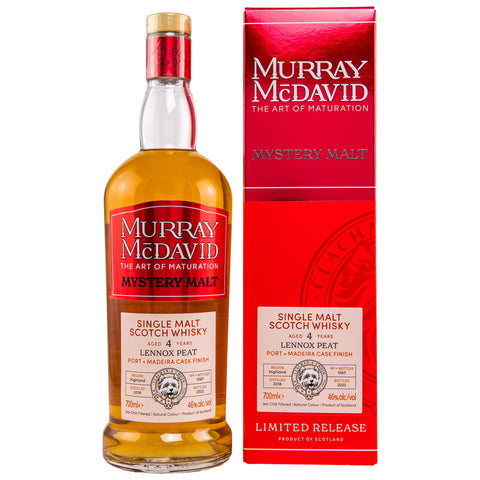 Croftengea Lennox Peat 2018/2022 - 4 yo - Port + Madeira Cask - Murray McDavid
