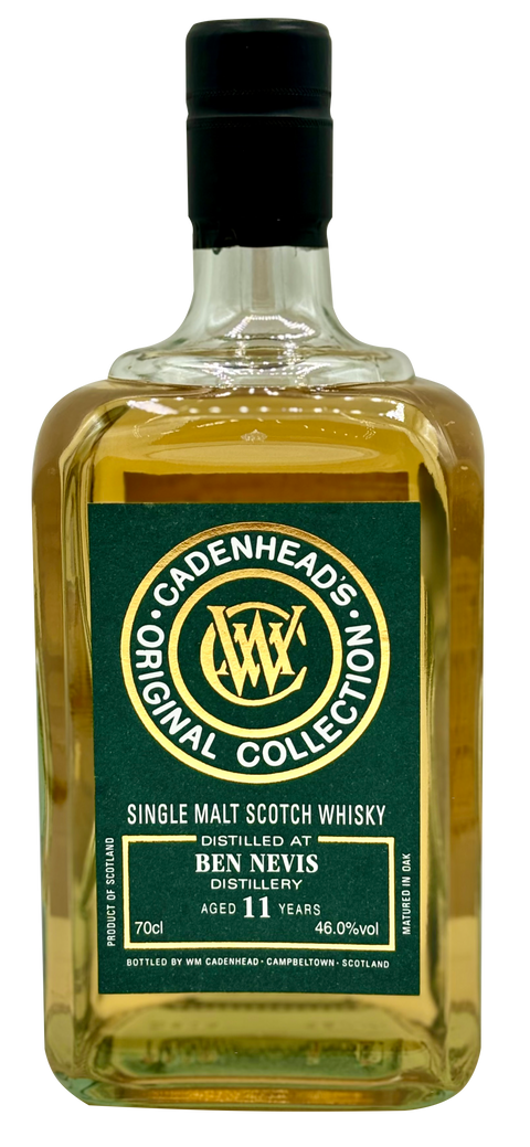 Whisky écossais single malt Ben Nevis 11 ans de Cadenhead