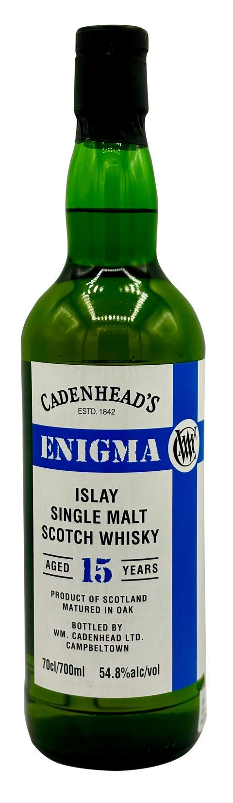 Cadenhead's Islay Enigma 15 ans d'âge whisky écossais single malt