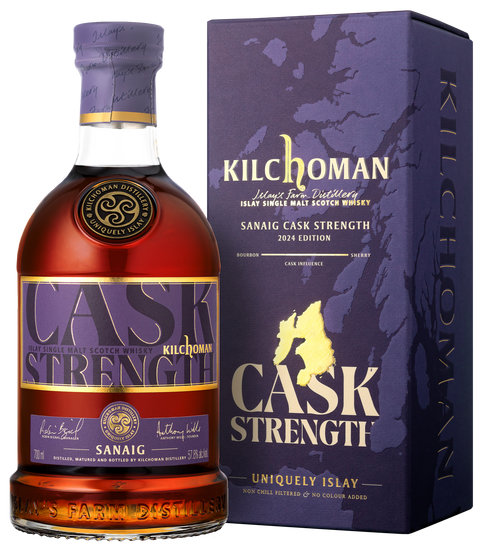 Kilchoman Sanaig Cask Strength · Sherry &amp; Bourbon Casks