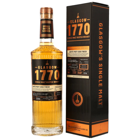 Glasgow 1770 - 2019/2026 - 6 y.o. - Triple Distilled White Port Cask Finish