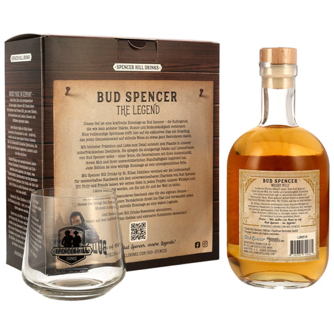 Bud Spencer The Legend Whisky - Mild + Glas (Spencerhilldrinks)