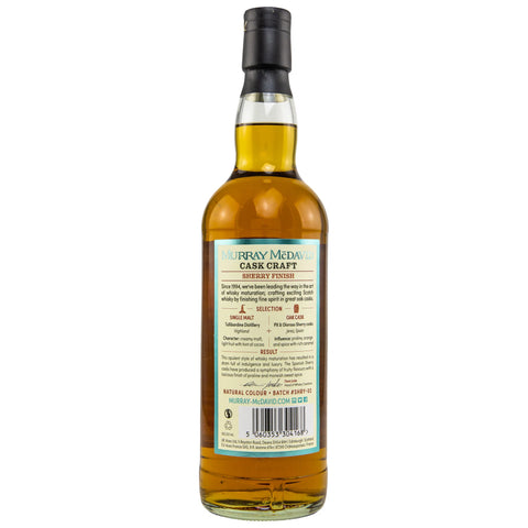 Tullibardine Sherry Cask Finish - Cask Craft - Murray McDavid