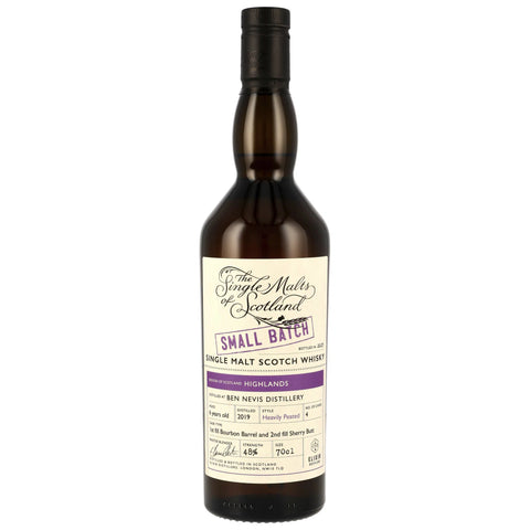 Ben Nevis 2019/2025 - 6 y.o. Peated - 1st Fill Bourbon Barrel & 2nd Fill Sherry Butt - Small Batch (SMoS)