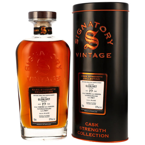 Glenlivet 2006/2026 - 19 y.o. - 1st Fill Oloroso Sherry Butt #900819 - Sig CS