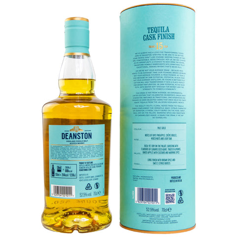 Finition en fût de tequila Deanston 15 ans