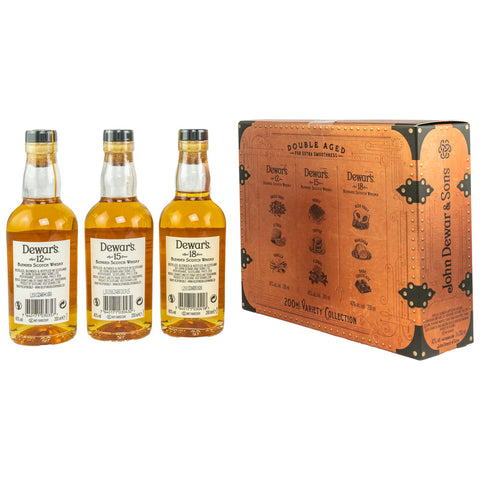 Dewars Variety Pack 3x200ml (12yo/15yo/18yo)