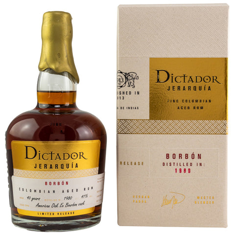 Dictador Jerarquia Bourbon Casks 1980/2020 - 40 ans