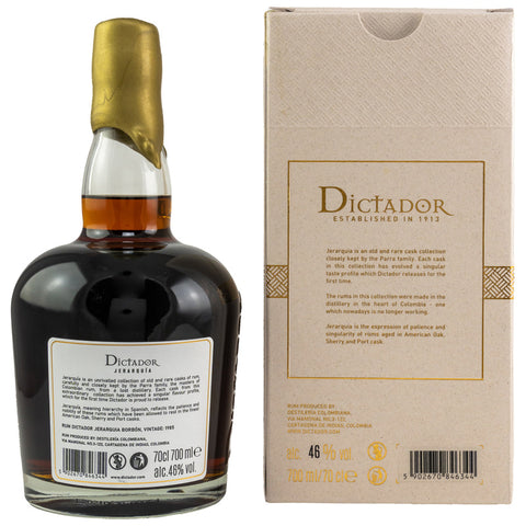 Dictador Jerarquia Bourbon Casks 1985/2020 - 35 ans