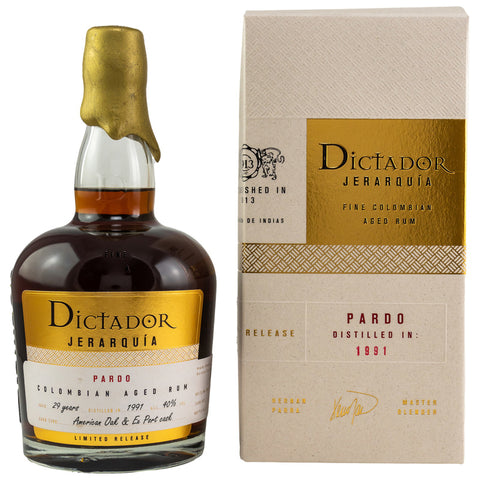 Dictador Jerarquia Pardo Sherry/Port Casks 1991/2020 - 29 ans