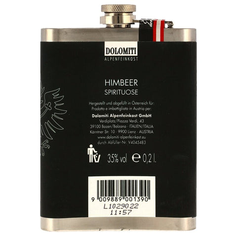 Dolomiti Wald-Himbeer Flachmann 200ml (Prinz)