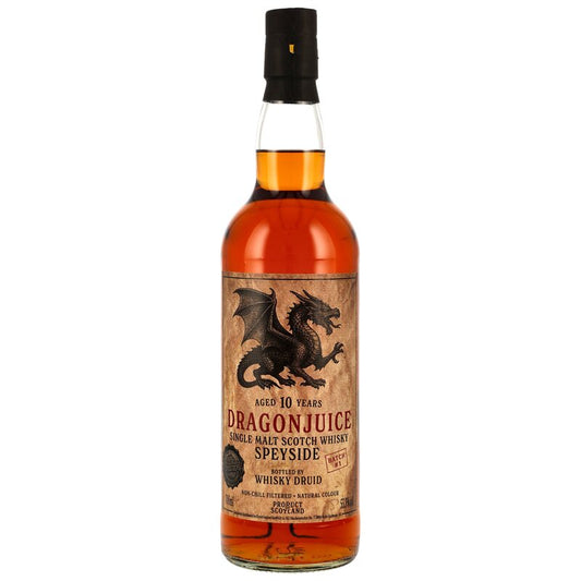 Dragonjuice 10 y.o. Speyside Single Malt Whisky - Batch #1 - Whisky Druid
