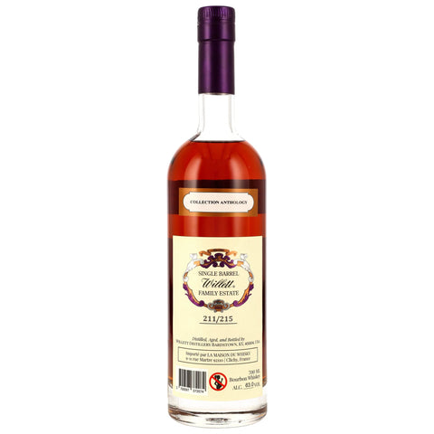Willett 6 y.o. Family Estate Bourbon Whiskey - Single Barrel #6099