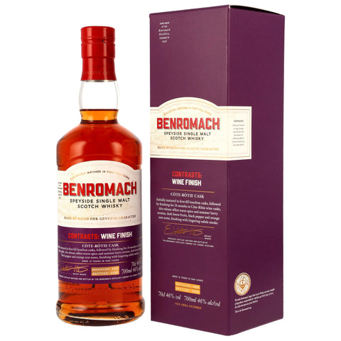 Benromach Contrasts: Cote-Rotie Wine Cask Finish - 2014/2026 - 12 y.o.