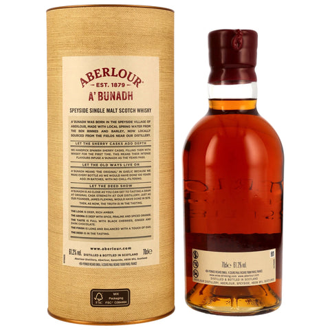 Aberlour a´ bunadh Batch 082 - Spanish Oloroso Sherry Butts - 61,2%
